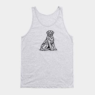 Minimalist Dog Art - Labrador Tank Top